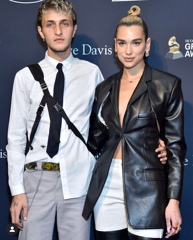 Dua Lipa dan kekasihnya, Anwar Hadid