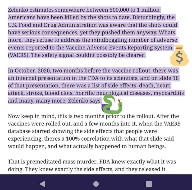 FDA Vaccine Harm Zelenko