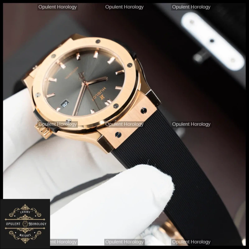 Hublot Classic Fusion King Gold Grey Dial Automatic SW300 42mm