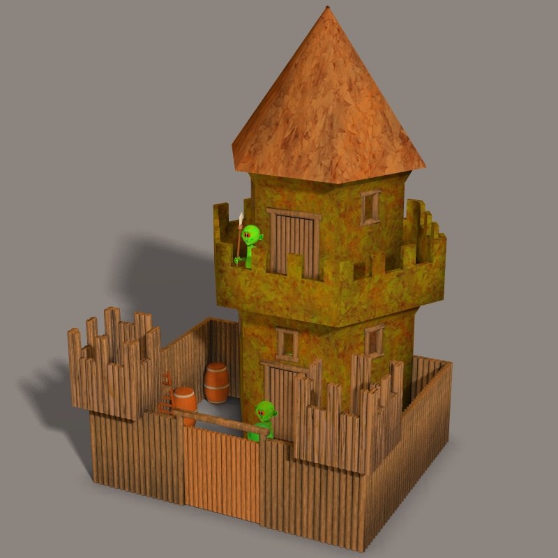3DToons ToonGen Mist Dwellers Town Set 2 3DToons ToonGen Mist Dwellers Town Set 2
