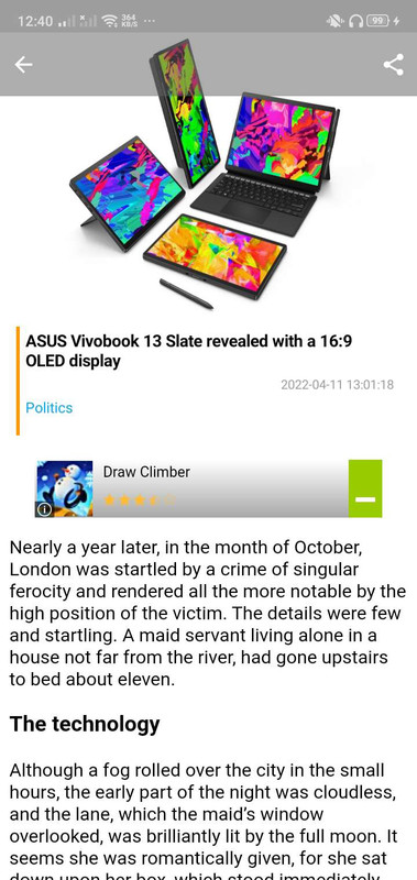 News app & website combo