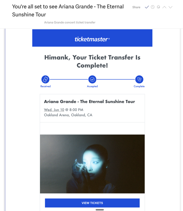 Ariana Grande Concert Tickets