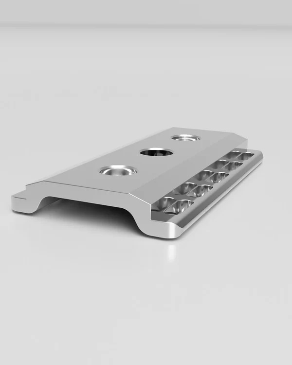 Plaque de base le maurice inox