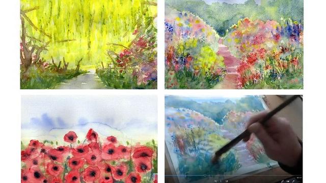 How to paint these 3 floral watercolors,for beginner artists How to paint these 3 floral watercolors,for beginner artists
