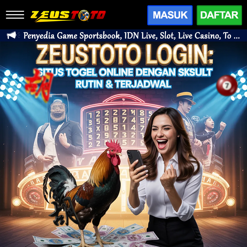ZEUSTOTO LOGIN: Situs Togel Online dengan Siklus Result Rutin & Terjadwal image 1