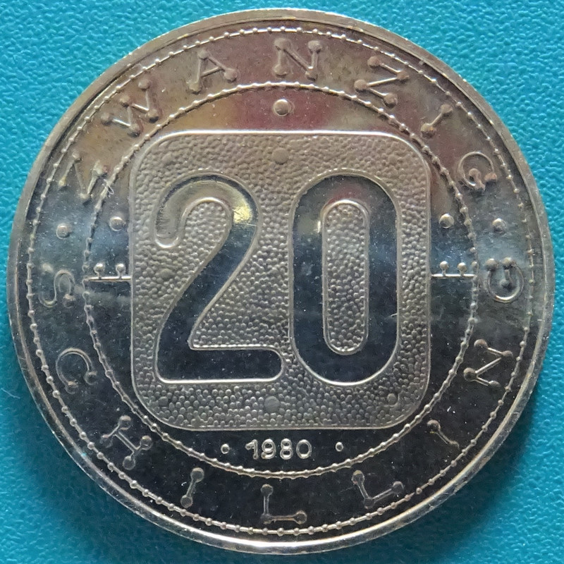 20 Chelines. Austria (1980) Los nueve estados AUT-20-Chelines-1980-rev