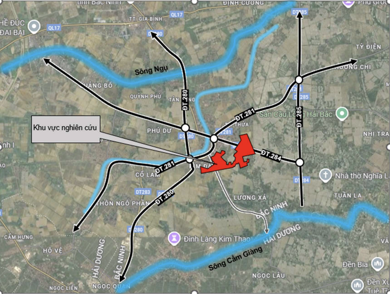 khu tái định cư Sân bay Gia Bình