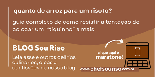 Quanto vai de arroz arboreo por pessoa para fazer um risoto