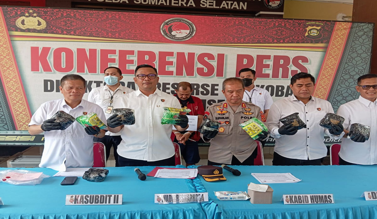 Bawa 11 Kilo Sabu, Pria Sukabangun 2 Palembang Ditangkap Polisi!
