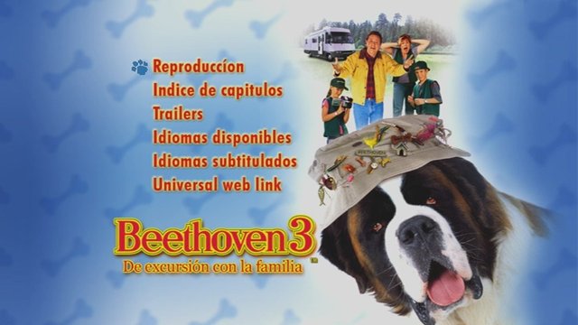 1 - Beethoven 3, De Excursión con la Familia [DVD9 Full][Pal][Cast/Ing/Fr/Ale/It][Comedia][[2000]
