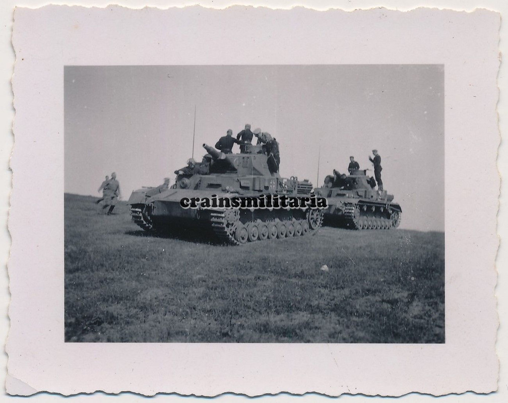 Orig. Foto Panzer IV Tank b. Übung in Truppenübungsplatz PUTLOS 