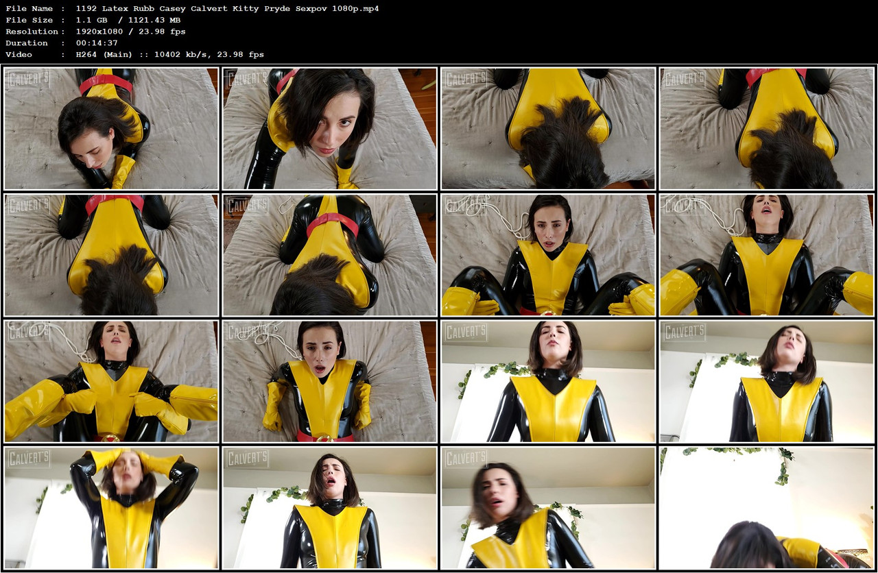 1192 Latex Rubb Casey Calvert Kitty Pryde Sexpov 1080p mp4