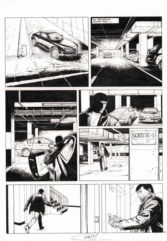 Planche 34 -tome 66 El matador 35.1 x 50 cm - 1000€  (Copier)
