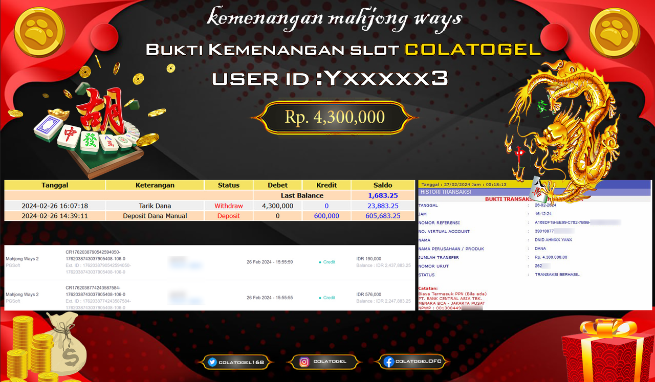 JACKPOT SLOT GACORR!!