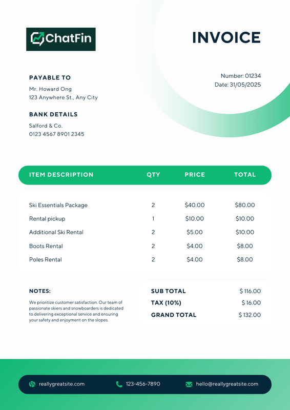 Invoice Processing Example