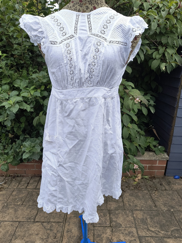White Lace Apron