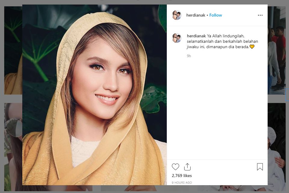 Doa Herdiana untuk Cinta Laura