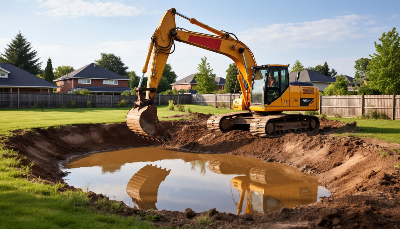 Сколько стоит выкопать пруд
