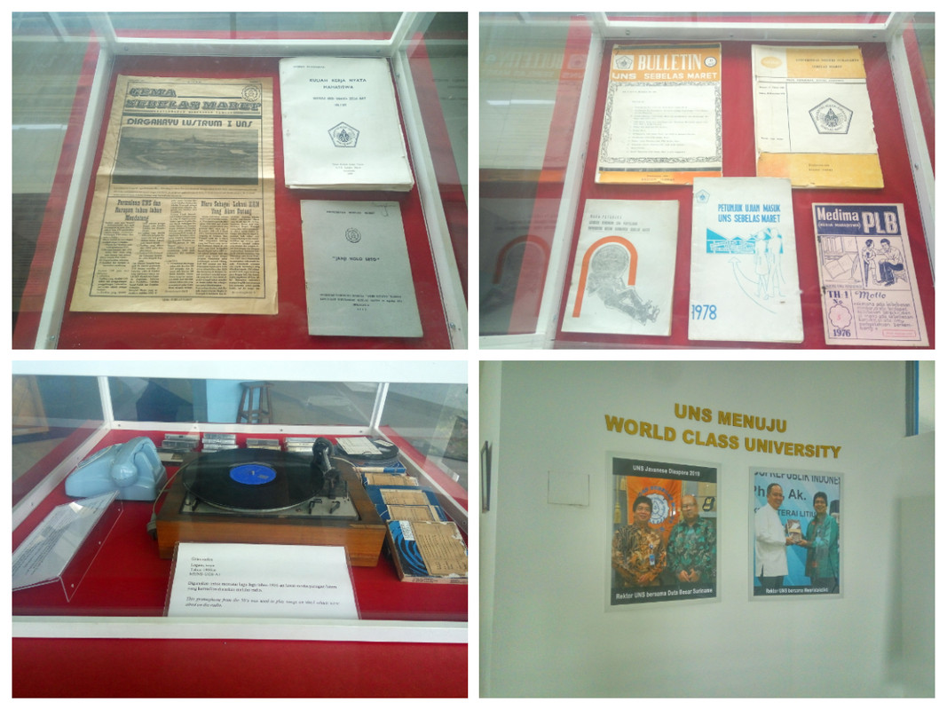 Koleksi-koleksi Museum UNS yang dipajang pada Senin (26/8/2019)