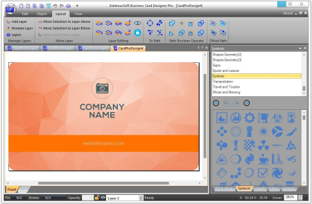 EximiousSoft Business Card Designer Pro 3.67