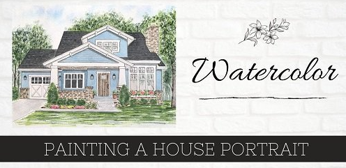 Skillshare - Watercolor: Painting a House Portrait