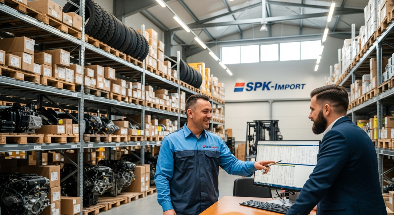 Склад запчастей и консультант поставщика при подборе комплектующих для китайских погрузчиков
