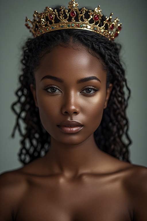 Naked-ebony-Queen-crown-sharp-(38)