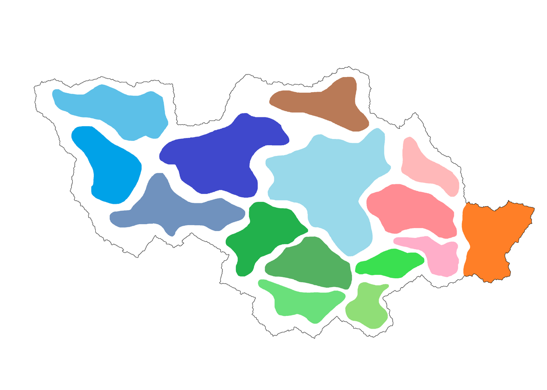 Carte de la Kartvélie à cette époque