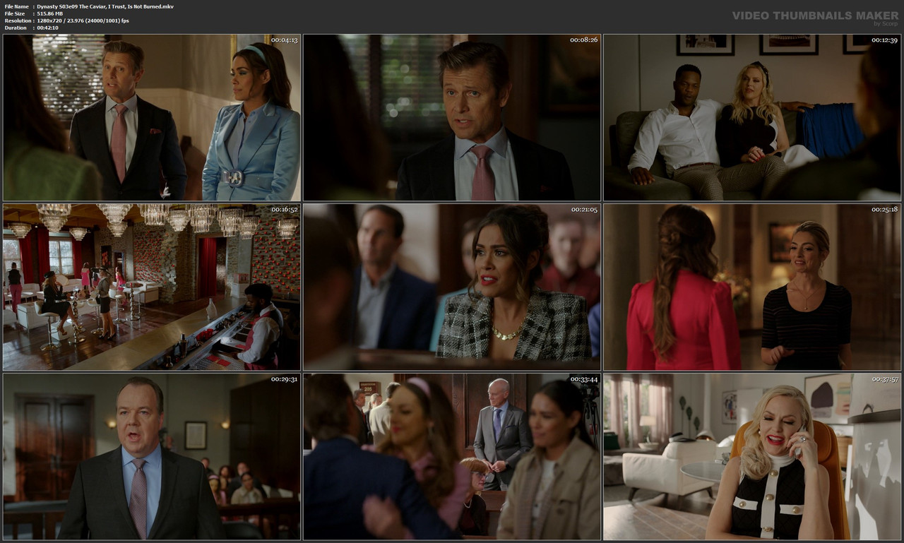 Dynasty S03e09 The Caviar, I Trust, Is Not Burned.mkv