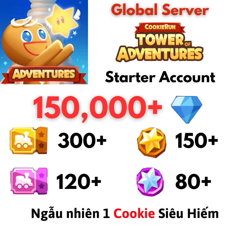 [Global] Cookie Run: Tower of Adventures ToA Starter Account 