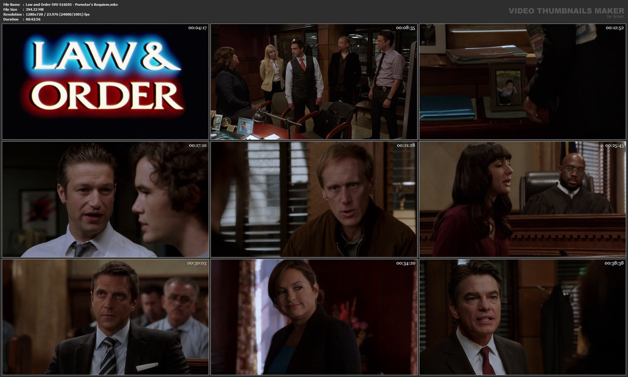 Law and Order SVU S16E05 - Pornstar's Requiem.mkv