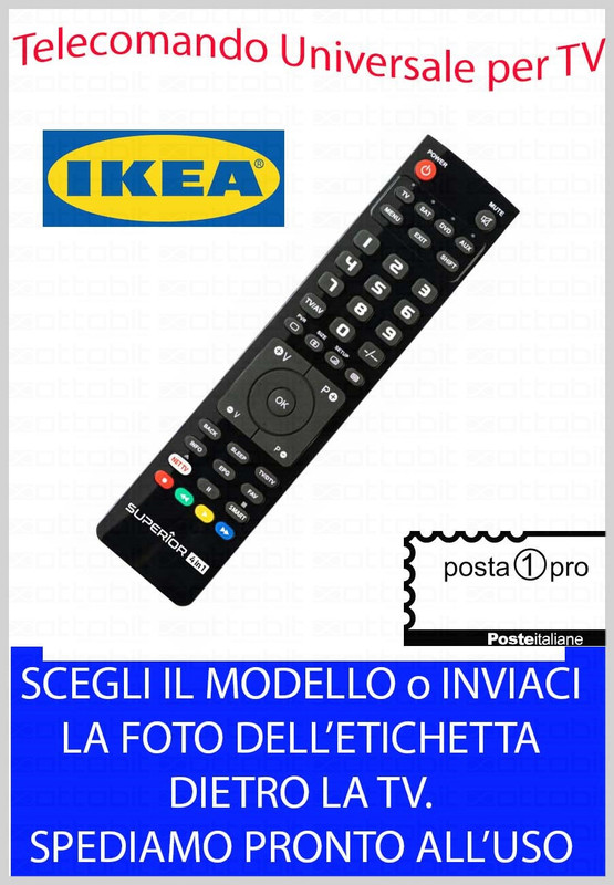 Telecomando di ricambio per Decoder Openbox V5 V8 V8S e Combo