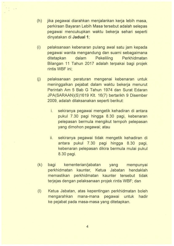 Waktu Berkerja Fleksi Agensi Kerajaan Persekutuan Bermula 1 Ogos Carigold Forum