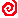 A pixel art gif of a red spiral spinning.