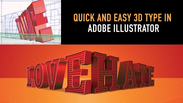Quick & Easy 3D Text Effect Using Adobe Illustrator Quick & Easy 3D Text Effect Using Adobe Illustrator