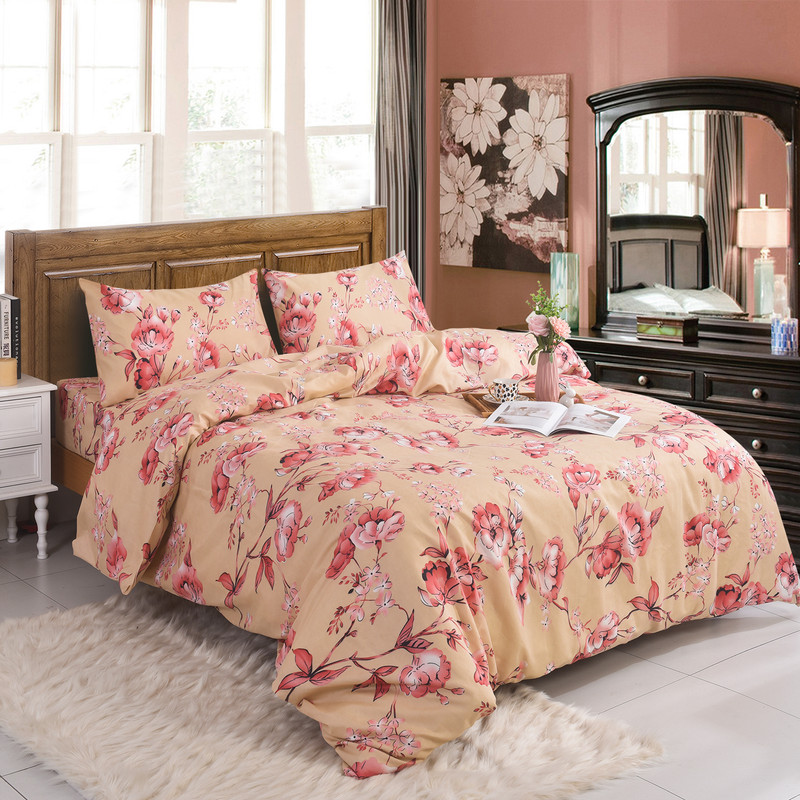 Elegant Reversible Floral Bedding
