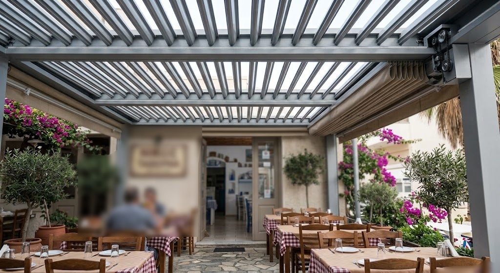 Πέργκολα επαγγελματικού χώρου