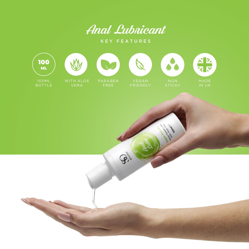 So Divine Water-based Anal Lubricant 100ml- Vegan Body safe formula