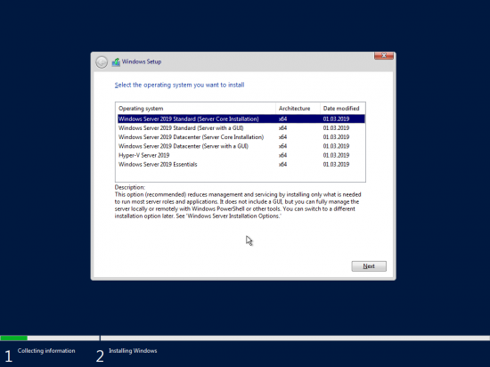 Windows Server 2019 17763.348 12in1 (x64) March 01, 2019