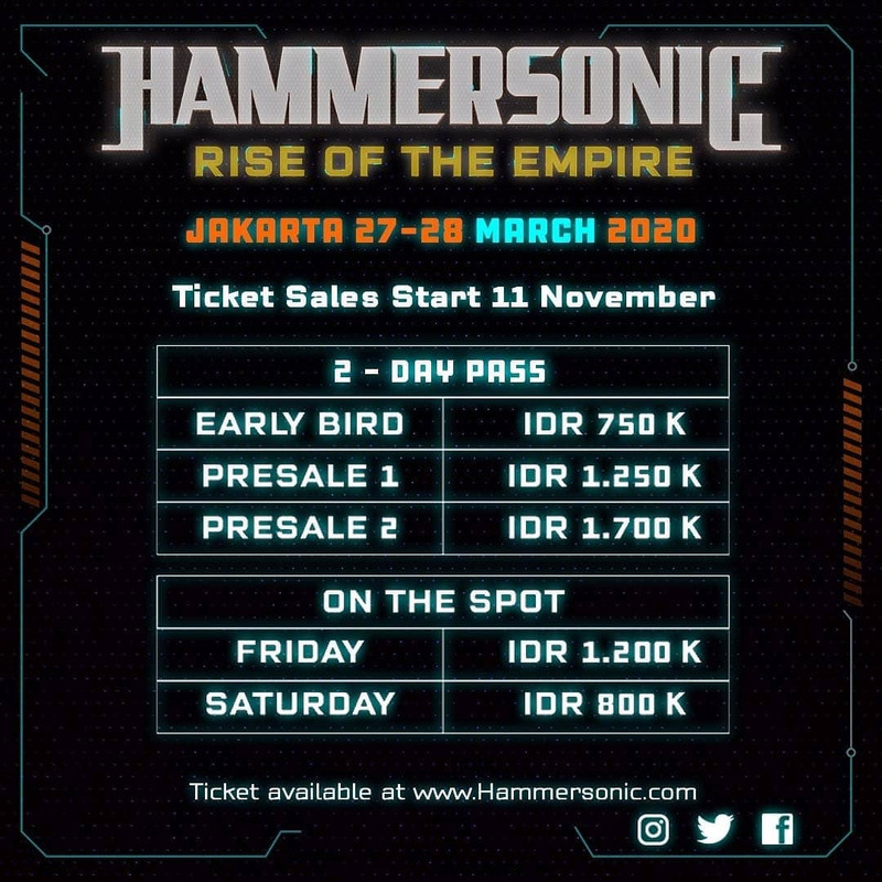 Pricelist Hammersonic