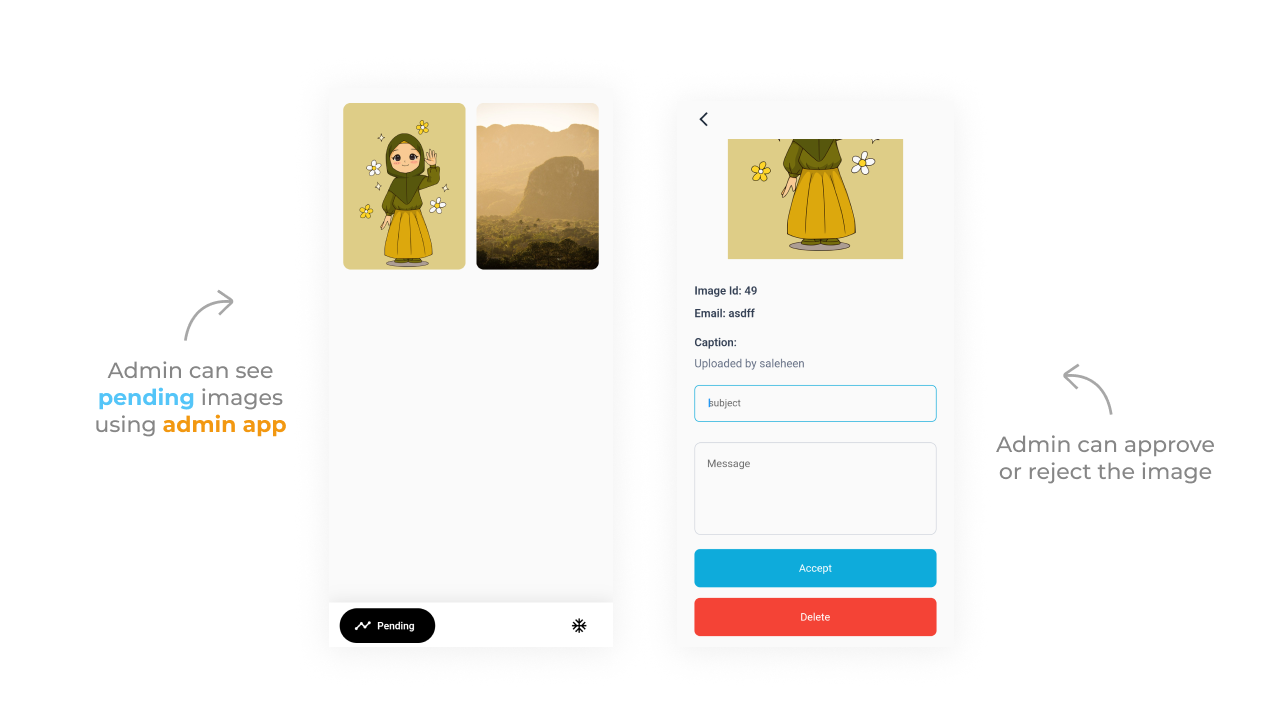 Image or wallpaper app with admin app and server side code : flutter android ios - 7