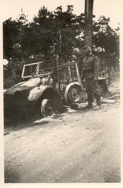 Wehrmacht Strasse Front Kampf Beschuss Zerstörte