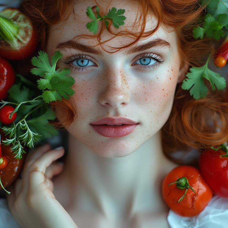 Garden wedding Redhead dream to be eaten 0 14