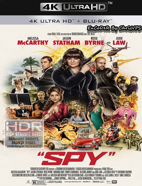 Agentka / Spy (2015) MULTI.HDR.2160p.BDRemux.DTS.HD.MA.AC3-ChrisVPS / LEKTOR i NAPISY