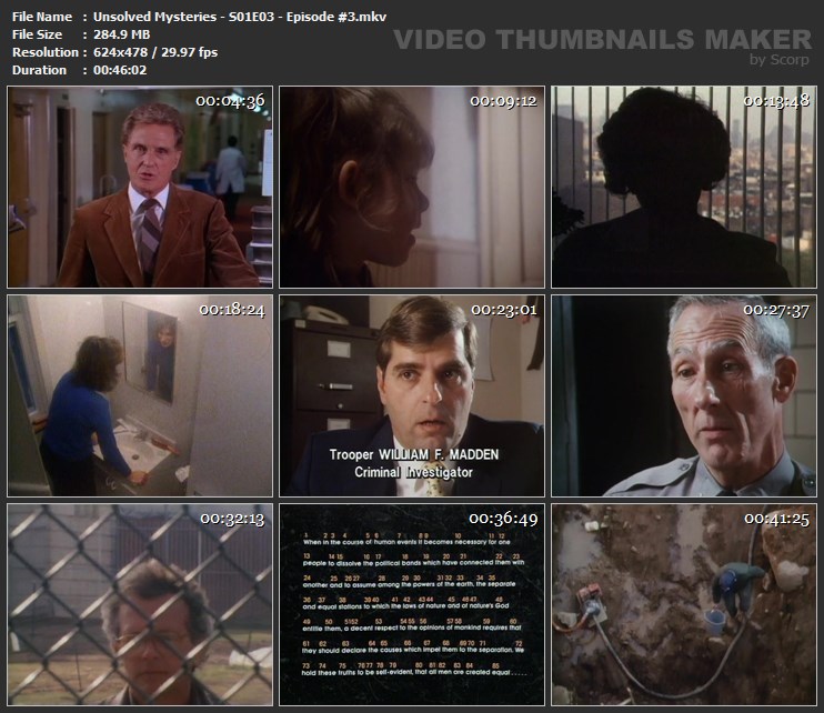 Unsolved Mysteries - S01E03 - Episode #3.mkv
