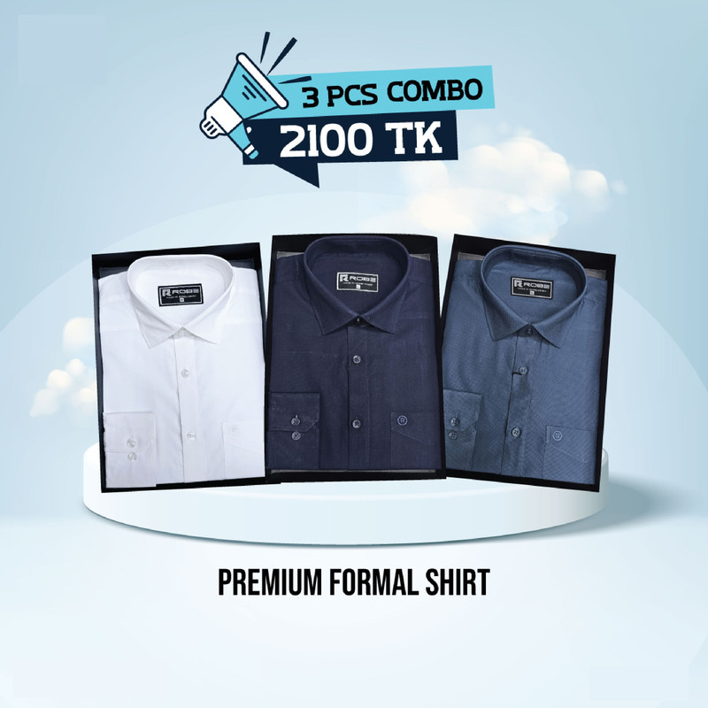 Combo Cotton Exclusive Formal Shirt
