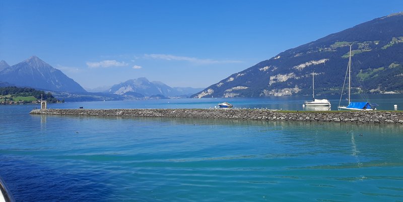 Dia 20: Excursión en barco por Thunersee: Spiez y Thun. - Suiza: nueve días en transporte público. (4)