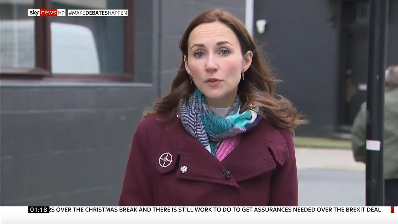 01 January - 01.00.00 - Sky News. News reports on the big storie