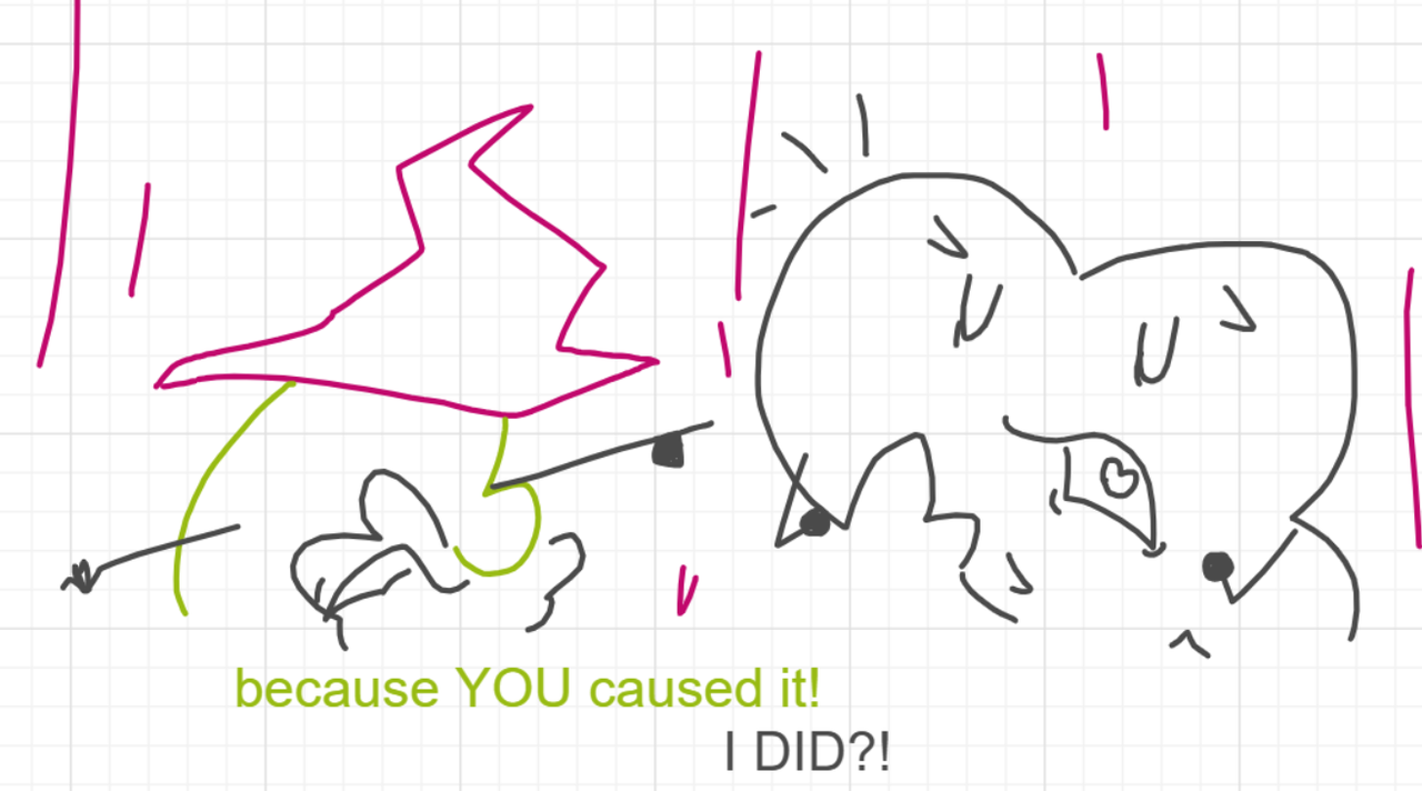A panel from The Prime Number Few, episode eight of the Board Boards object show by Furretwalk/WalkingFurret.