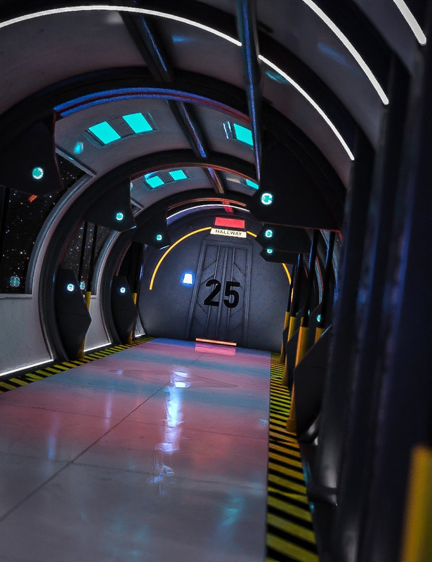 Space Station Hallway Space Station Hallway